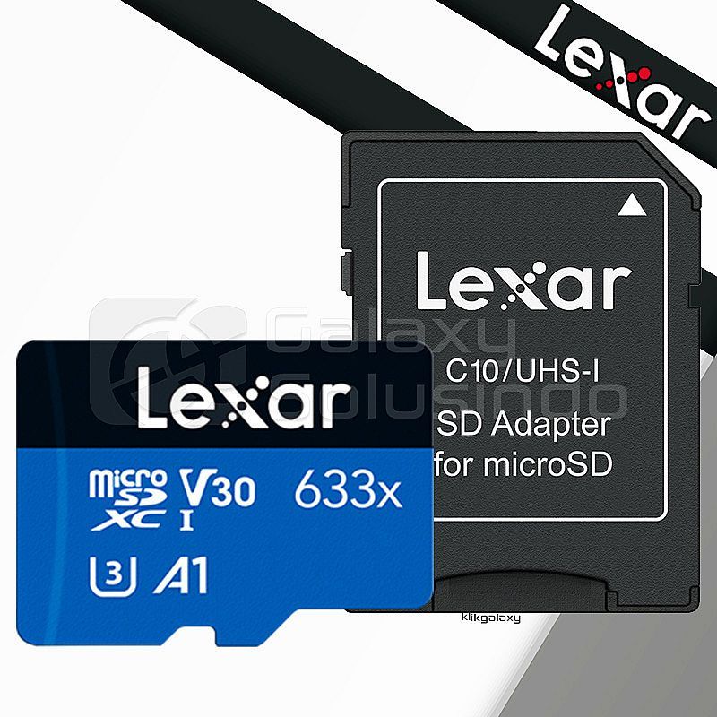 LEXAR Micro SD 卡 128GB 633x 高達 100mb/s 適配器 | 蝦皮購物