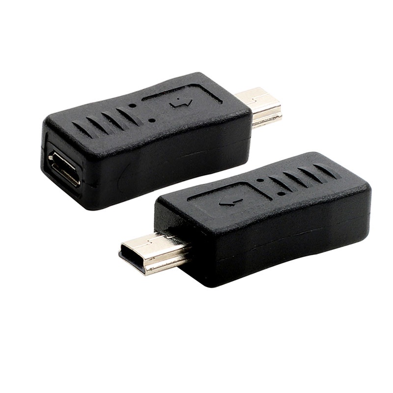 安卓micro usb母轉mini t型公口轉接頭行車記錄儀數據線轉換頭MP3 | 蝦皮購物