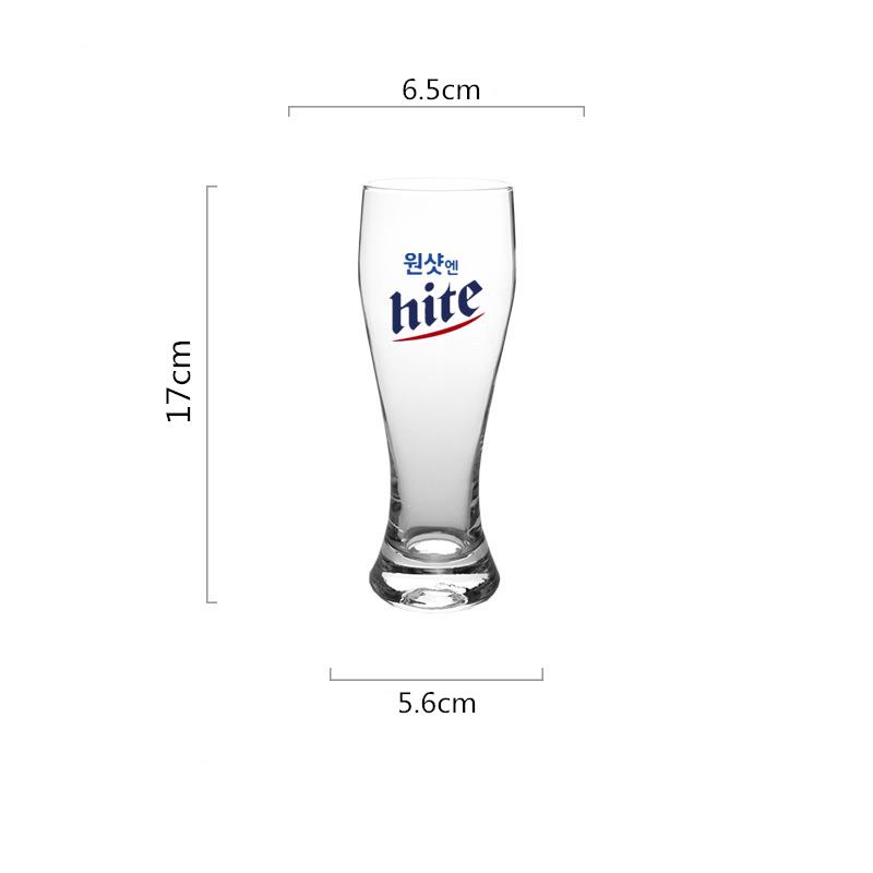 韓國燒酒啤酒杯hite韓系啤酒杯加厚直身玻璃杯可訂製LOGO高腳杯 杯 玻璃杯 酒杯 酒器 分酒器 啤酒杯 | 蝦皮購物