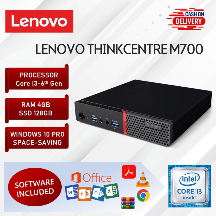 ☆lenovo i3-6100 4GB 新品128GB SSD Win10-