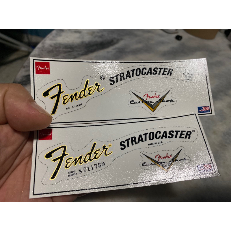 🔥🇺🇸優質🔥 Fender Stratocaster HeadStock 70 年代後期 80 年代滑水貼花