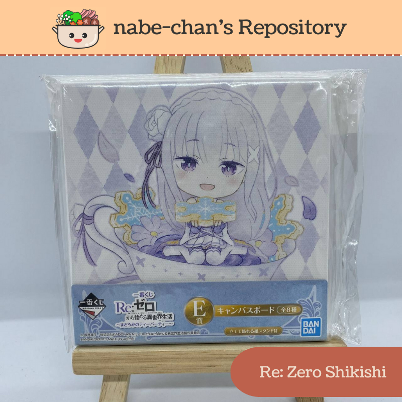 Ichiban Kuji Banpresto Re:Zero Cinturino In Gomma Con Personaggio, Altezza 6.5cm, Edizione Limitata
