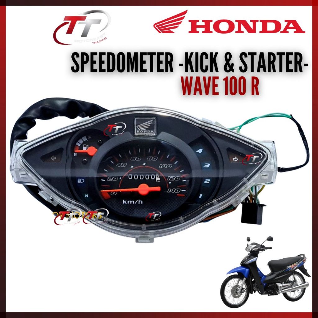 HONDA 本田 WAVE100R WAVE100 R W100R WAVE 100 WAVE-R (Kick) 速度計 | 蝦皮購物
