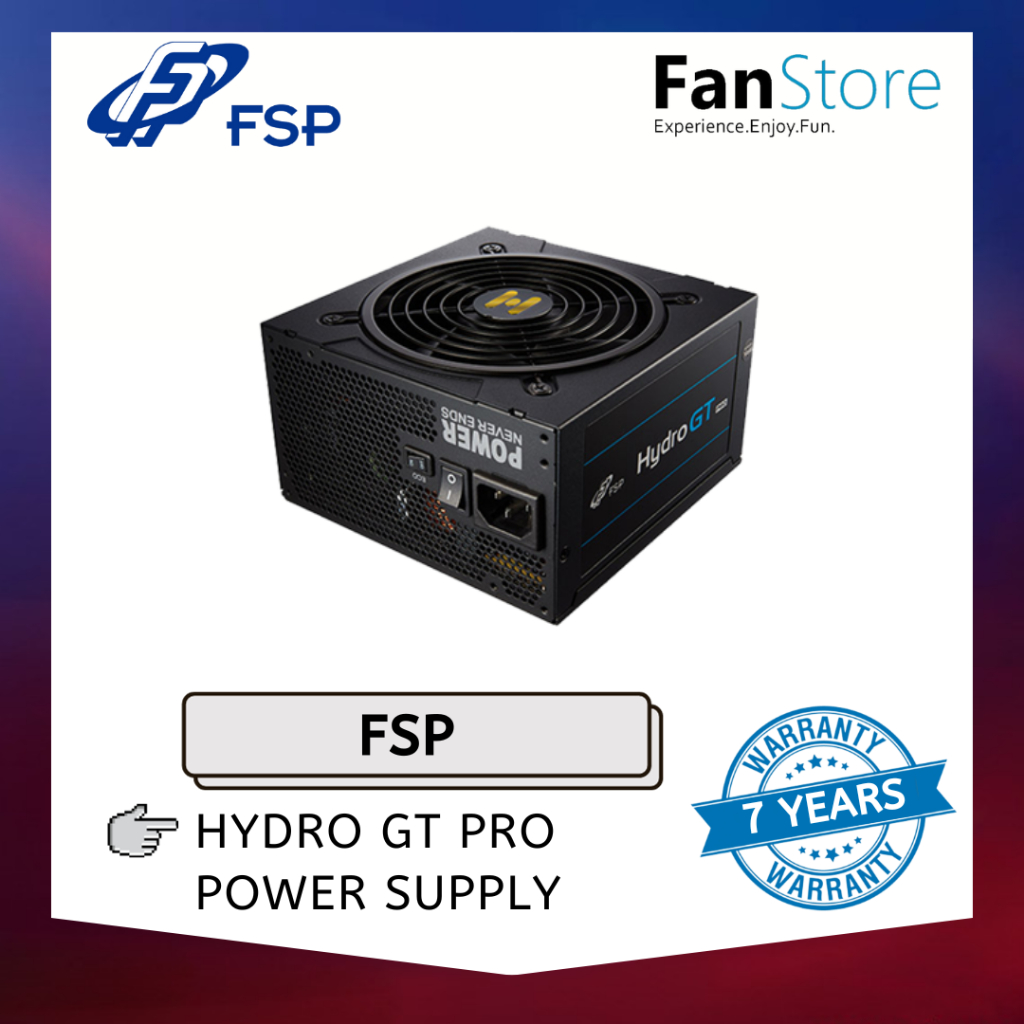 Fanstore FSP Hydro GT PRO ATX3.0 (PCIe5.0) Gold 半模塊化PSU 電源