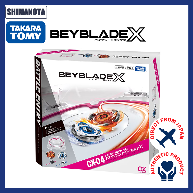 BEYBLADE X CX-04 對戰入門套組C 含2陀螺+2發射器+競技場Takara Tomy