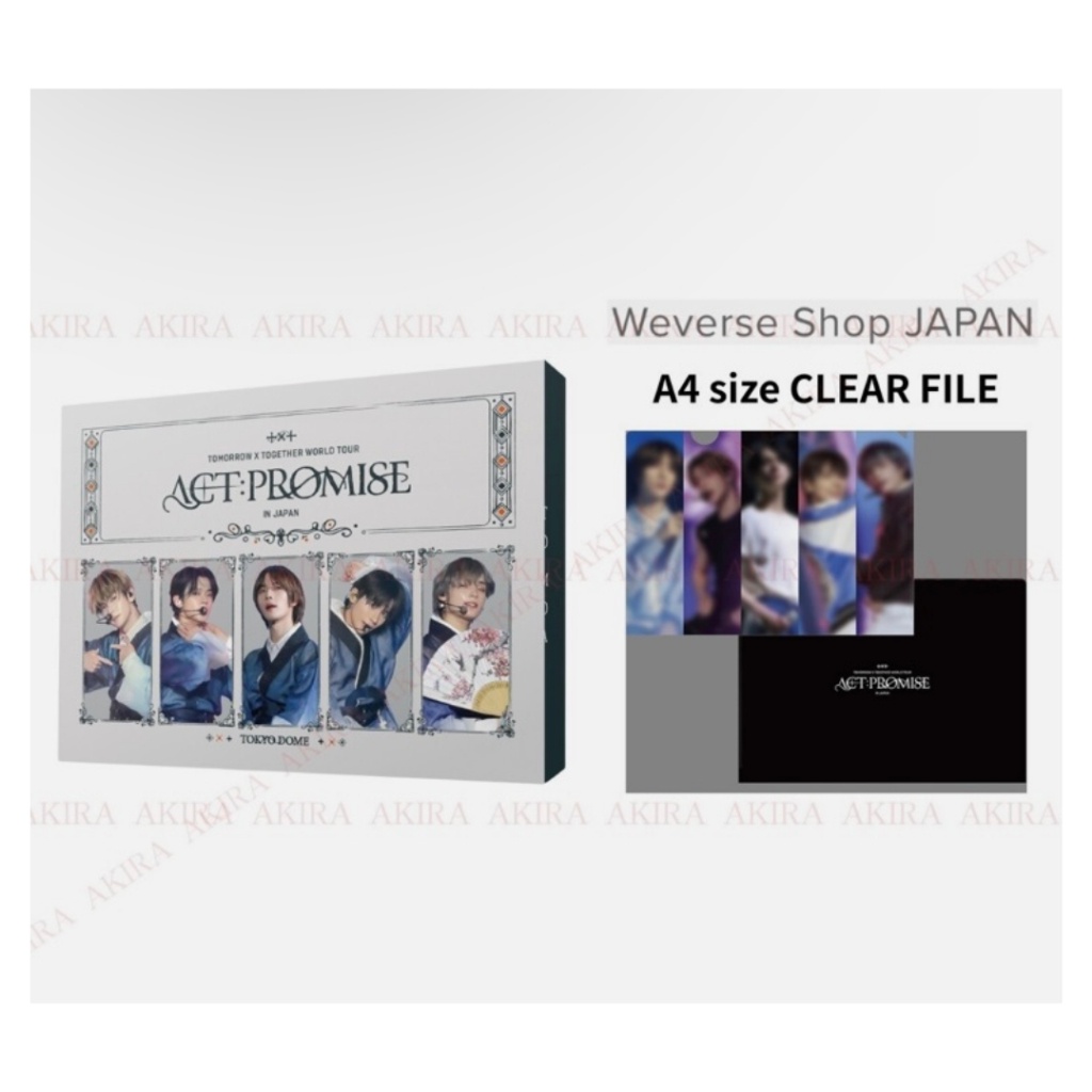 TXT ACT PROMISE IN JAPAN DIGITAL CODE Blu-ray JAPAN POB