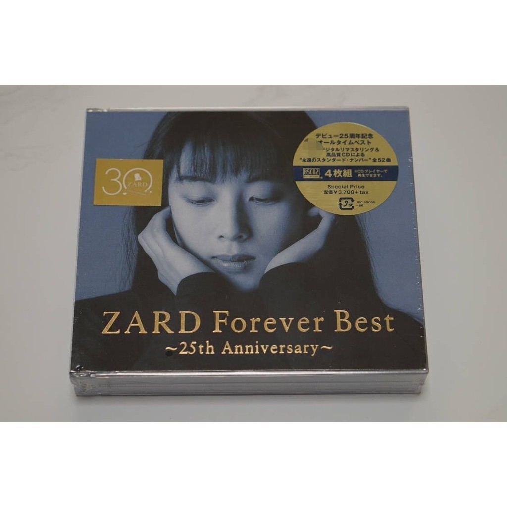 現貨】坂井泉水精選集ZARD Forever Best 25週年紀念4CD 全新密封未拆