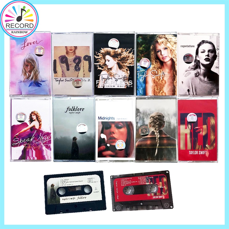 Taylor Swift 1989 グッズ+reputation 1&2 泰勒絲Taylor Swift 卡帶RED LOVER 1989 泰勒斯威夫特Reputation 首張