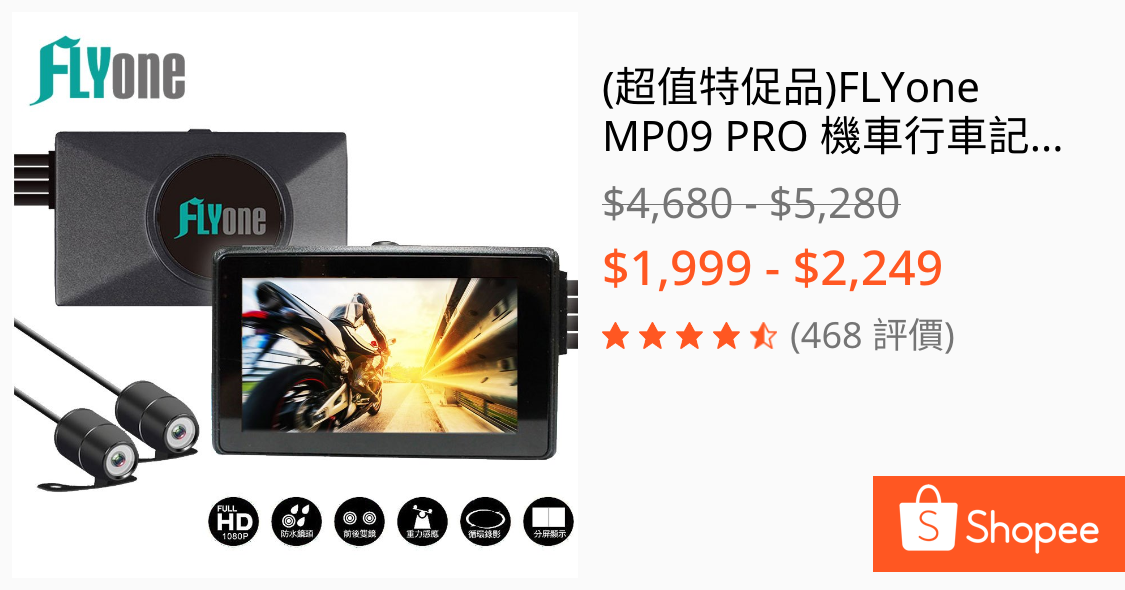 [問題] 有推薦的行車記錄器嘛?(機車用)