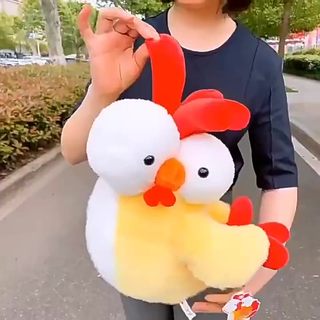 小紅書同款 一杯雞毛絨玩具 一杯雞 呆萌小雞公仔 缽缽雞玩偶 大眼雞 搞怪雞 毛絨玩偶 辦公室擺件 毛絨玩具 創意玩偶 | 蝦皮購物