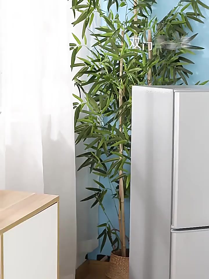 【廠家直銷】雙門迷你冰箱 新一級能效 省電 家用租房宿舍 雙溫區 冷藏冷凍 7段控溫 輕音超薄 節能小冰箱