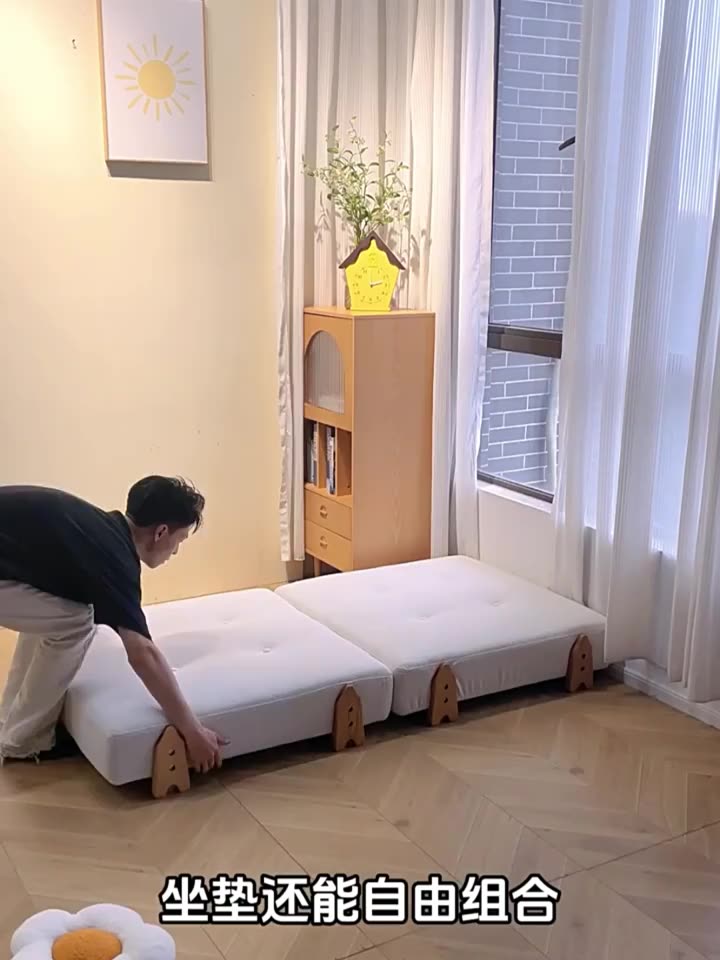 【廠家直銷】模塊積木可摺疊組合沙發牀 兩用沙發 小戶型奶油風懶人沙發 日系堆疊模塊懶人沙發 小戶型可拼接單人貴妃多人沙發