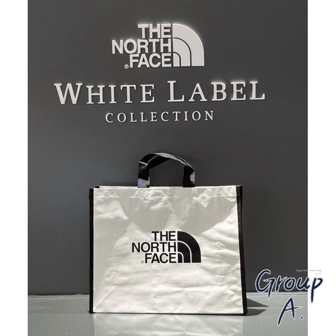 The north face white sale label collection