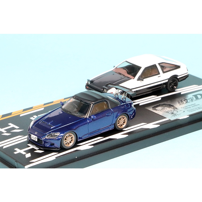 🌸[嘉菲日韓] Modeler's 1/64 頭文字D 雙車對決組第七彈藤原拓海