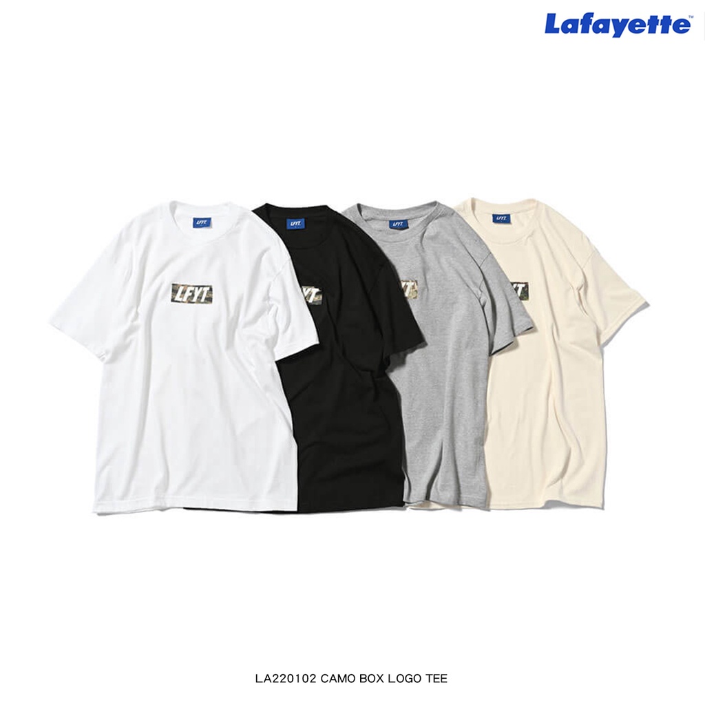 LESSTAIWAN ▼ LFYT LA220102 CAMO BOX LOGO TEE Lafayette 迷彩