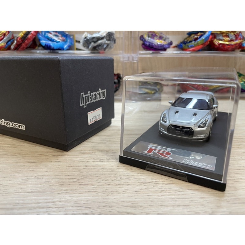 Miniature HPI 1/43 – Nissan Skyline GTB4 – Gris Métallisé – État Neuf