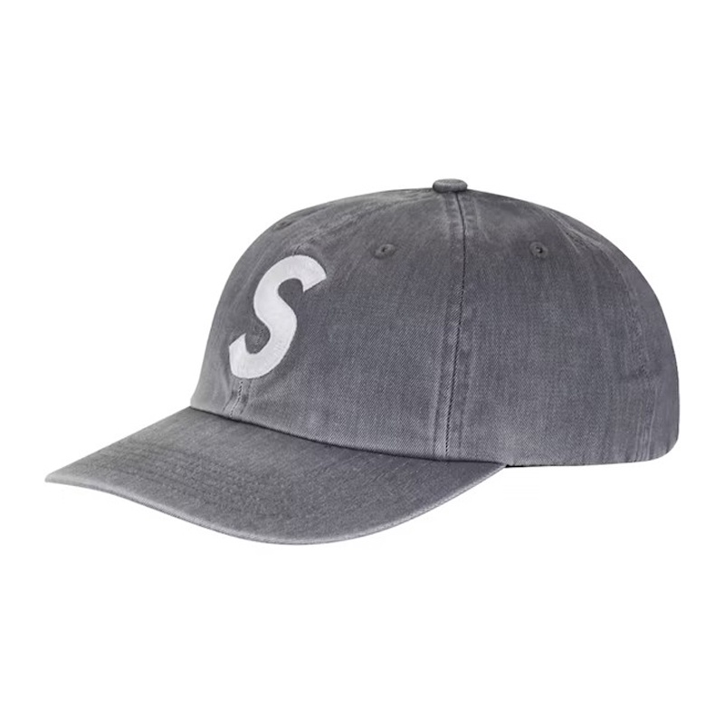 現貨]Supreme Pigment Print S Logo 6-Panel (FW22)水洗S 六片帽