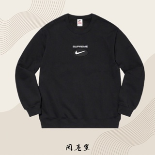 閱卷室》【現貨】黑L Supreme®/Nike Jewel Crewneck 大學踢長袖大學T