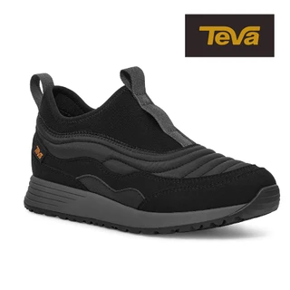 【TEVA】女 ReEmber Vistaverse 襪套式菠蘿麵包鞋/防潑水鞋/休閒鞋-黑色 (原廠現貨)