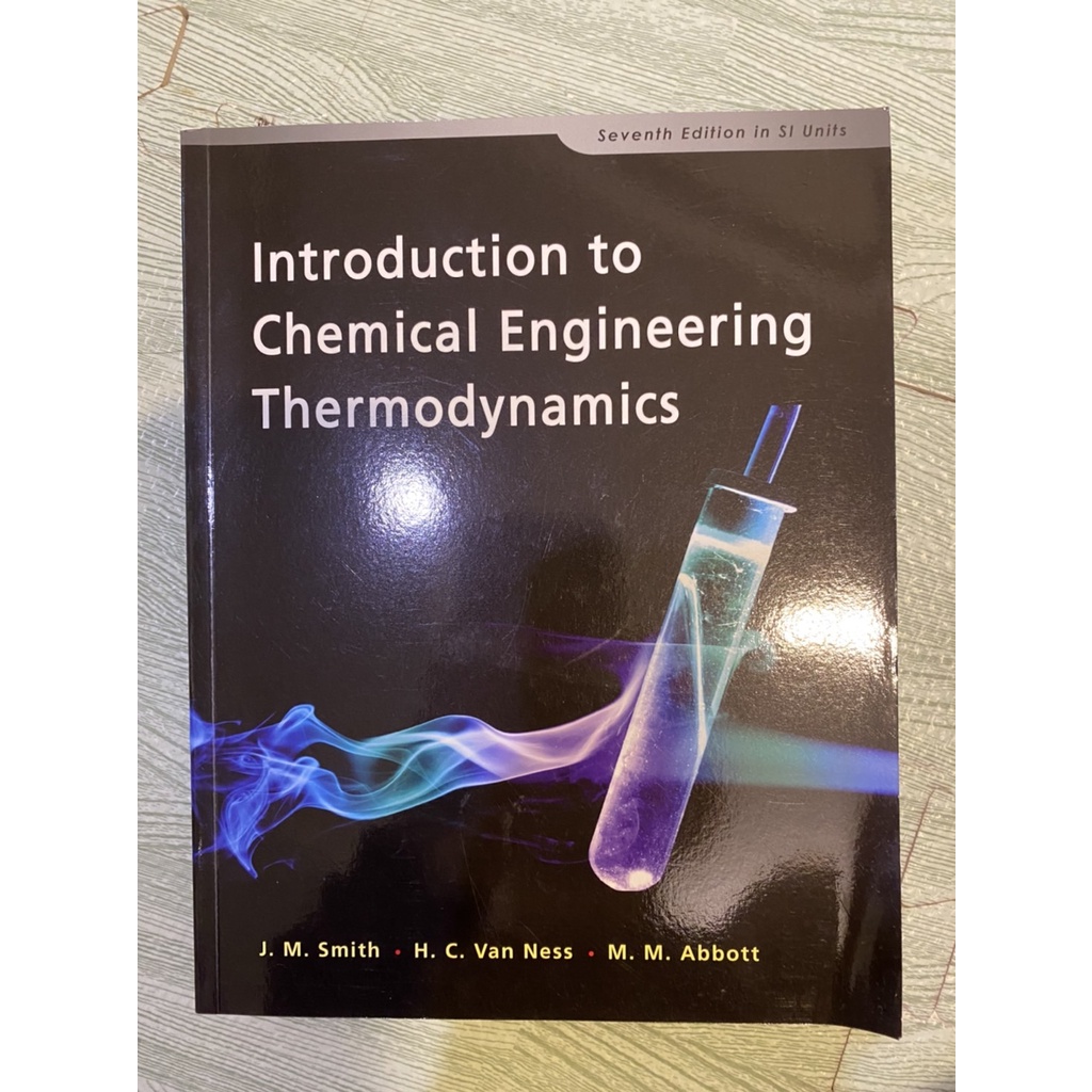 Introduction to Chemical Engineering Thermodynamics 7th Edit | 蝦皮購物