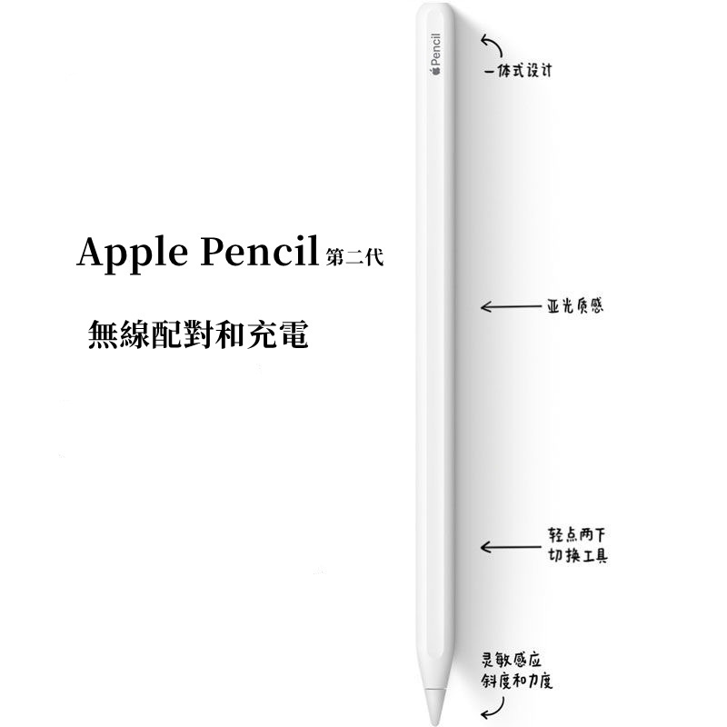 當天發貨·Apple Pencil (第二代) 觸控筆筆電電容筆蘋果觸控筆iPad手寫