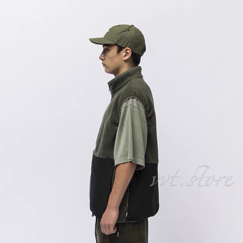 WTAPS 21AW WOZZY / VEST. RAPO. COYOTE 拼接色背心| 蝦皮購物