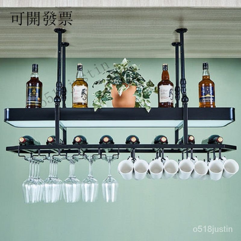 現貨免運 工廠直銷 吧檯酒吧紅酒杯架倒掛歐式簡約餐廳懸掛高腳酒杯架擺件葡萄酒吊架 | 蝦皮購物