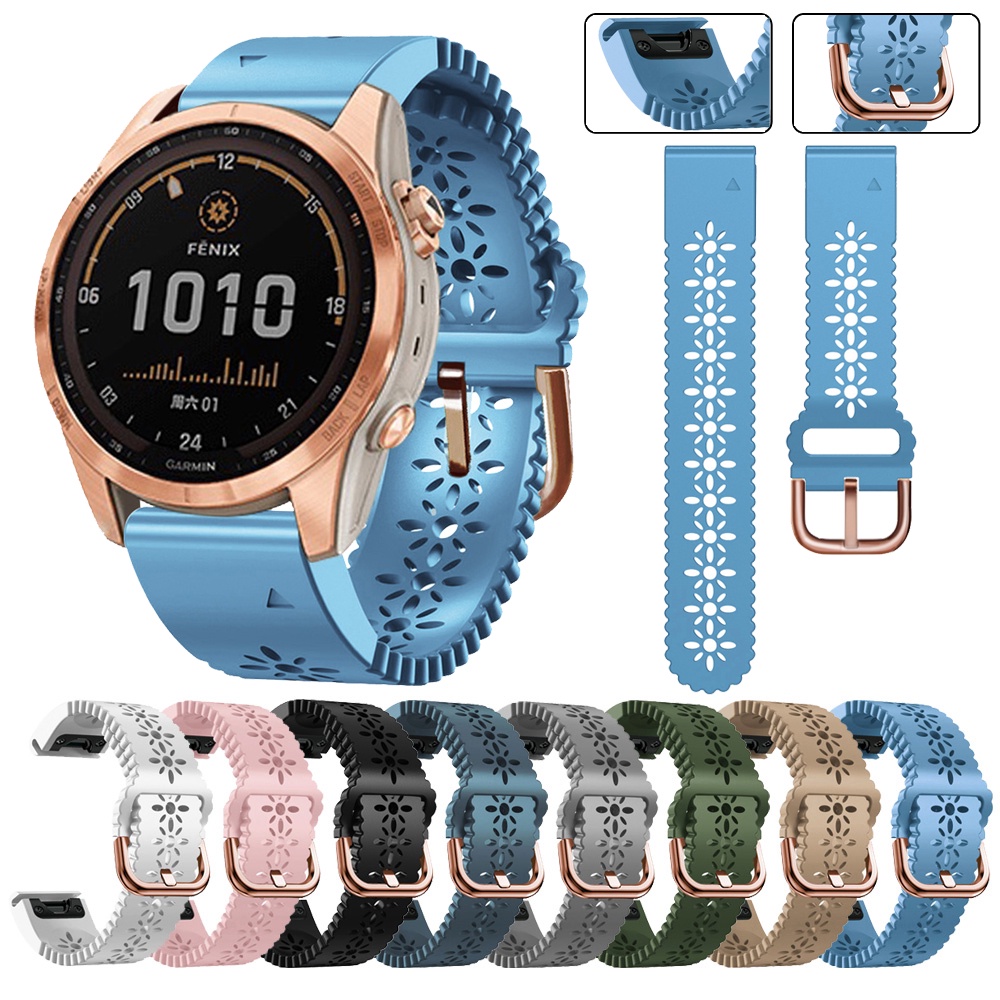 20mm Titanium Alloy Strap Garmin Fenix 8 43mm, Fenix 7S Pro/7S/FEnix 6S Pro/ 6S/FEnix 5S Plus/5S Metal Band, Quick Release Replacement Strap For Garmin Epix 2 42mm/Descent Mk2S/Approach S70 42mm - View #3
