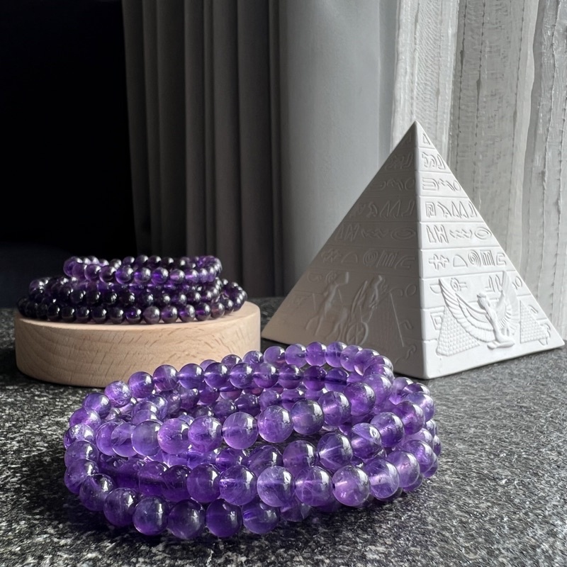 紫水晶（アメジスト）板指２７号ｖ6 - 指輪 4200円