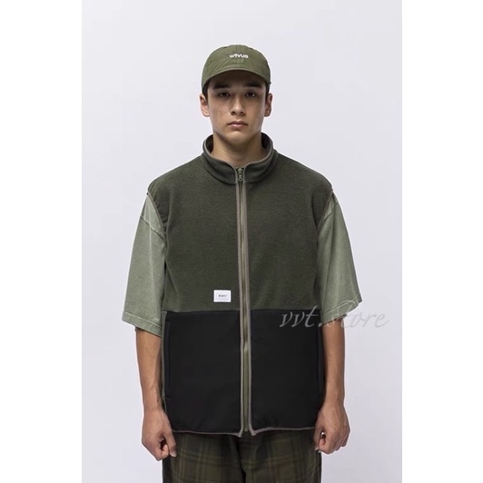 WTAPS 21AW WOZZY / VEST. RAPO. COYOTE 拼接色背心| 蝦皮購物
