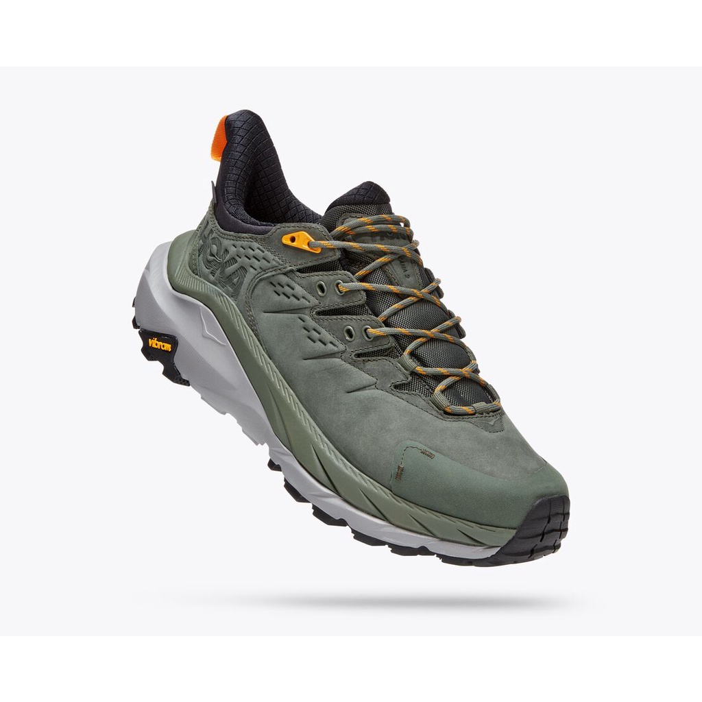 HOKA ONE ONE】 Kaha 2 Low 男款輕量登山鞋百里香綠/橘黃| 蝦皮購物