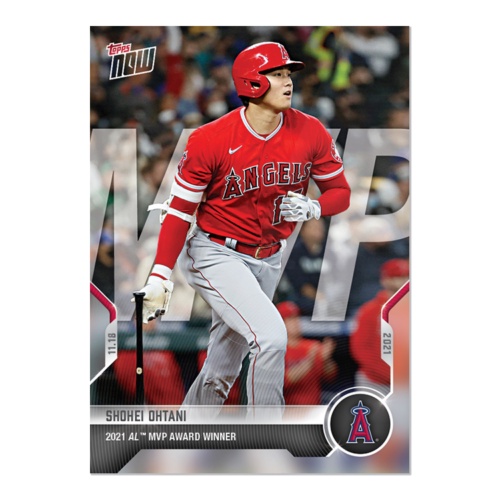 大谷翔平球員卡2021 MLB TOPPS NOW® Card OS-40 美聯年度MVP | 蝦皮購物