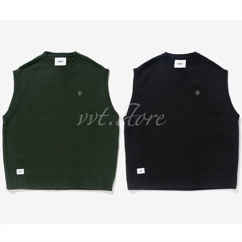 WTAPS 22AW DITCH / VEST / ACRYLIC. CRST 針織 背心