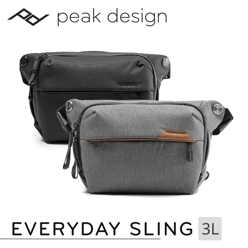 免運費] Peak Design Everyday Sling V2 (3L) 多功能攝影側肩包(黑色