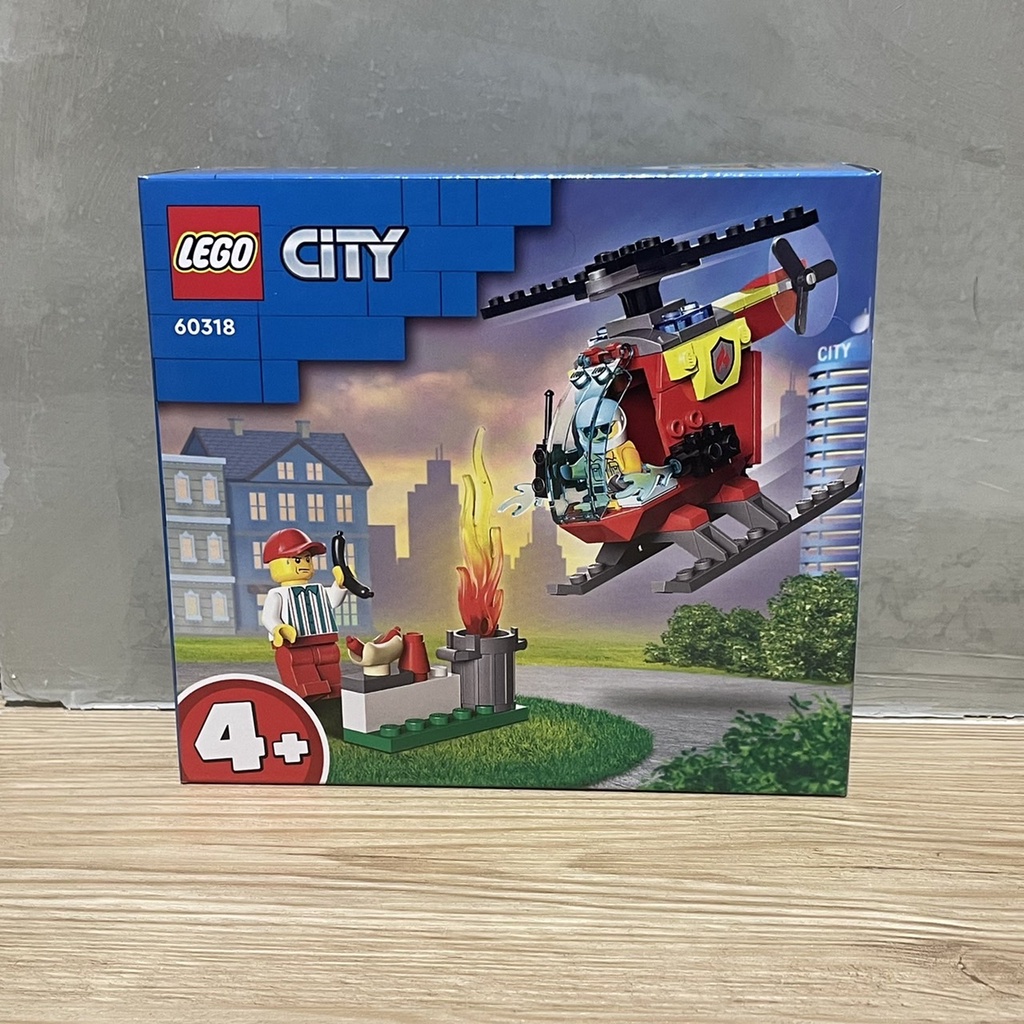  bear LEGO 60318 Fire Helicopter 