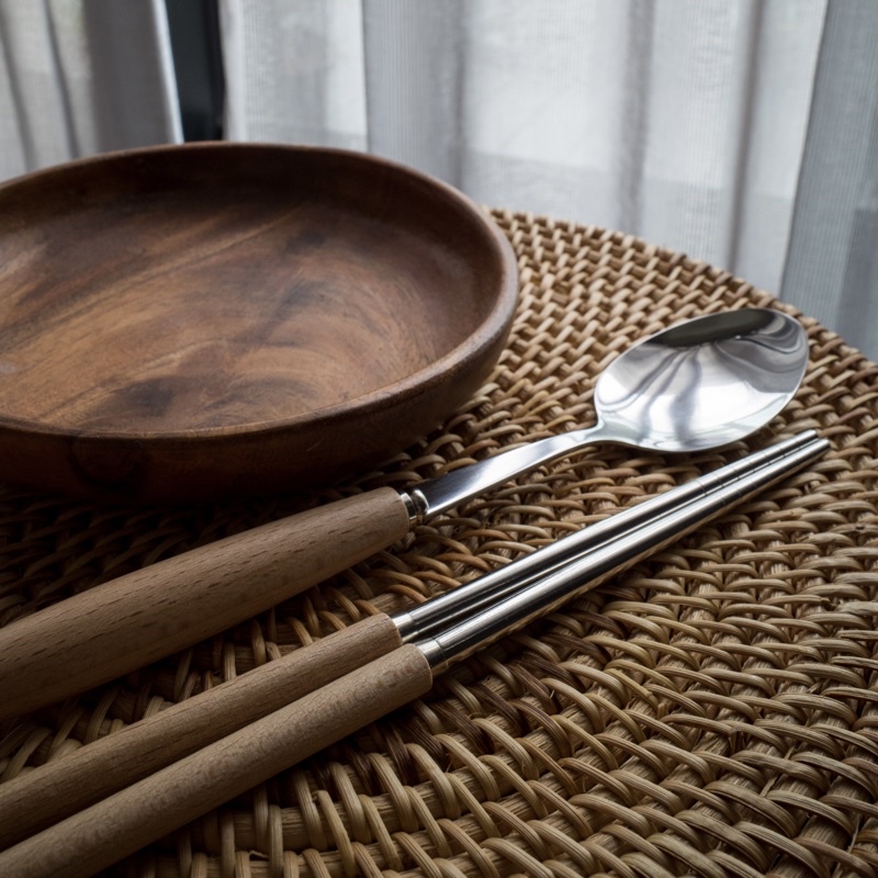 ALLRUS ｜簡約木質餐具組｜現貨｜無印風｜餐具組 | 蝦皮購物