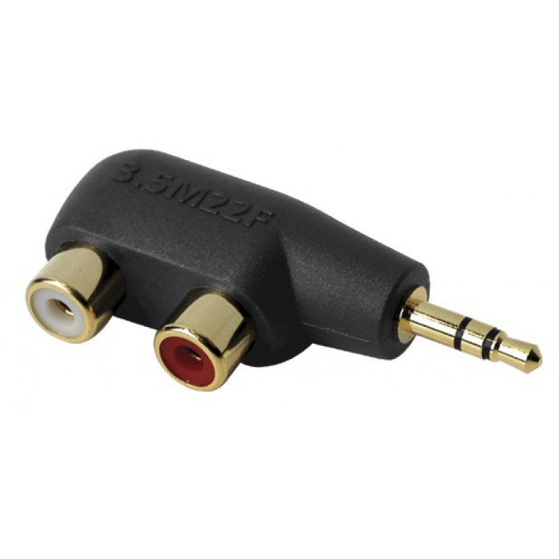 AudioQuest Hard Mini RCA Adaptor 3.5mm 轉 RCA｜劈飛好物｜台灣公司貨 兩年保固 | 蝦皮購物