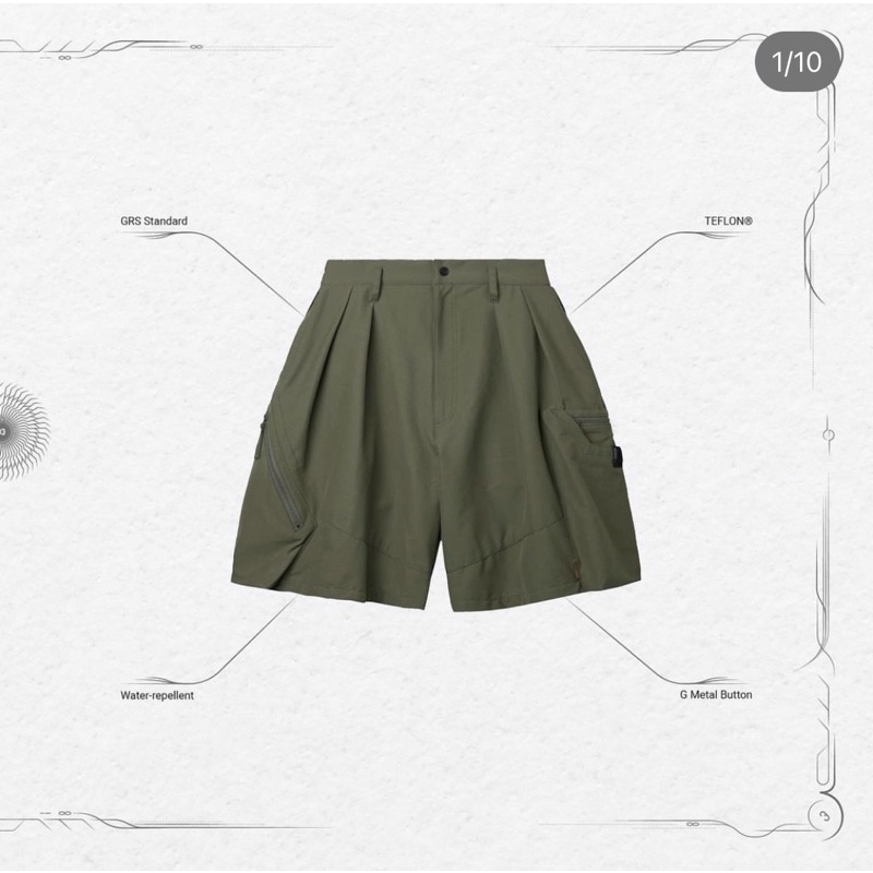 当店おすすめ品 GOOPi Made Pentagon Utility Shorts AQUA | www