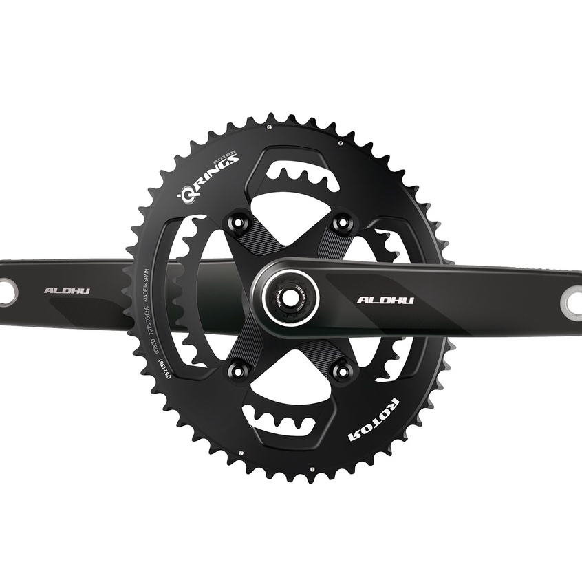 樂活式單車館】ROTOR ALDHU Carbon Cranks 頂級碳纖維系列30軸曲柄組