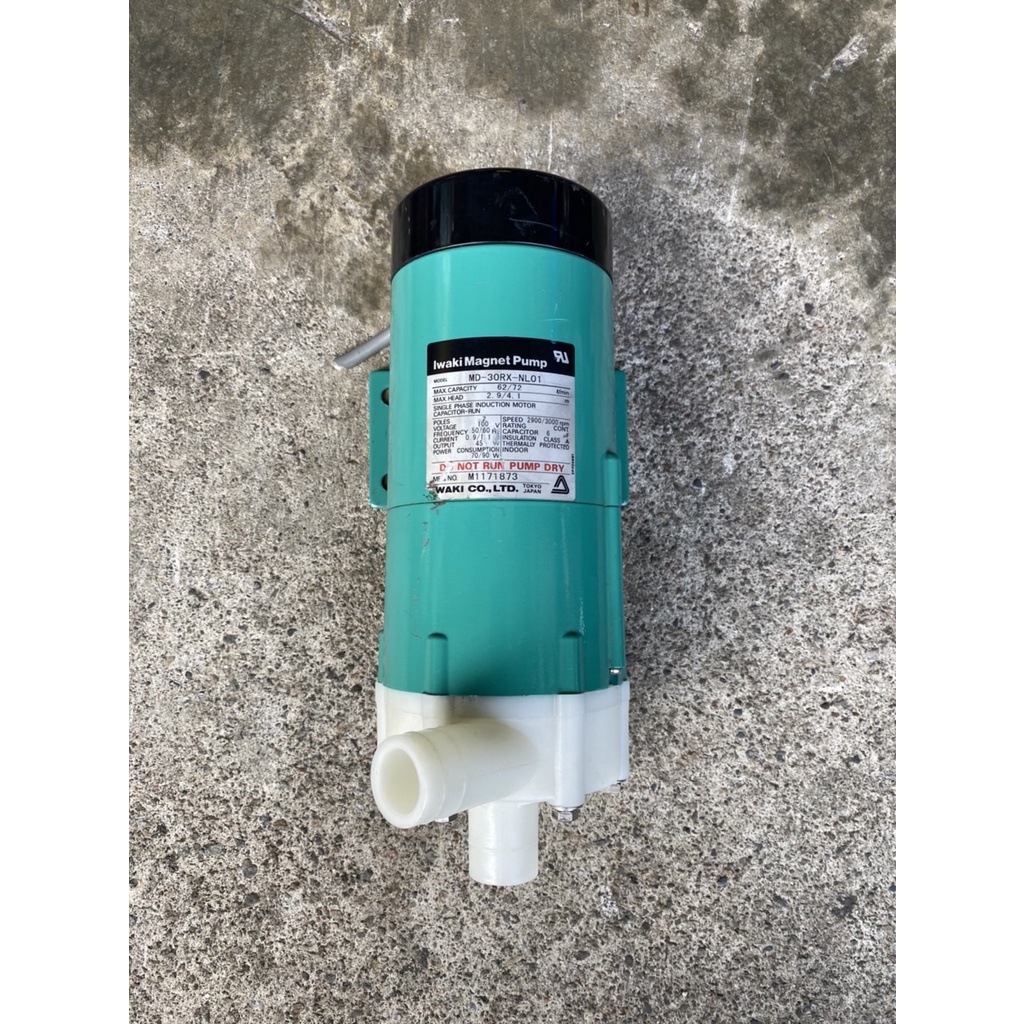 日本製IWAKI MAGNET PUMP MD-30RX(110V)大流量無軸封耐酸鹼幫浦-輸送