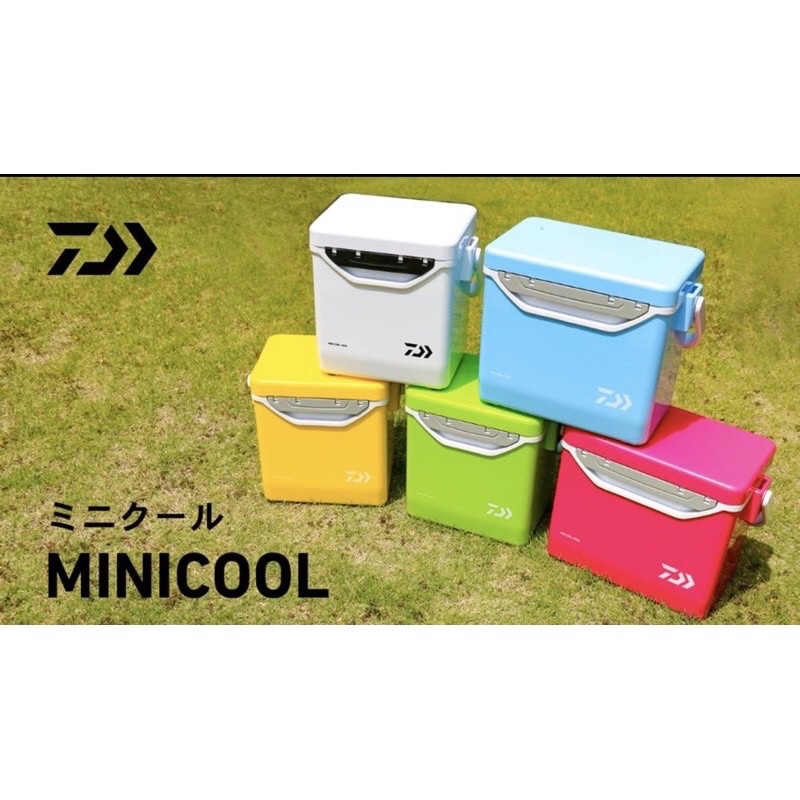 百有釣具 DAIWA MINICOOL S650、S1050 雙開冰箱/ 養蝦桶 /活餌桶~ 有提把 附背帶 | 蝦皮購物