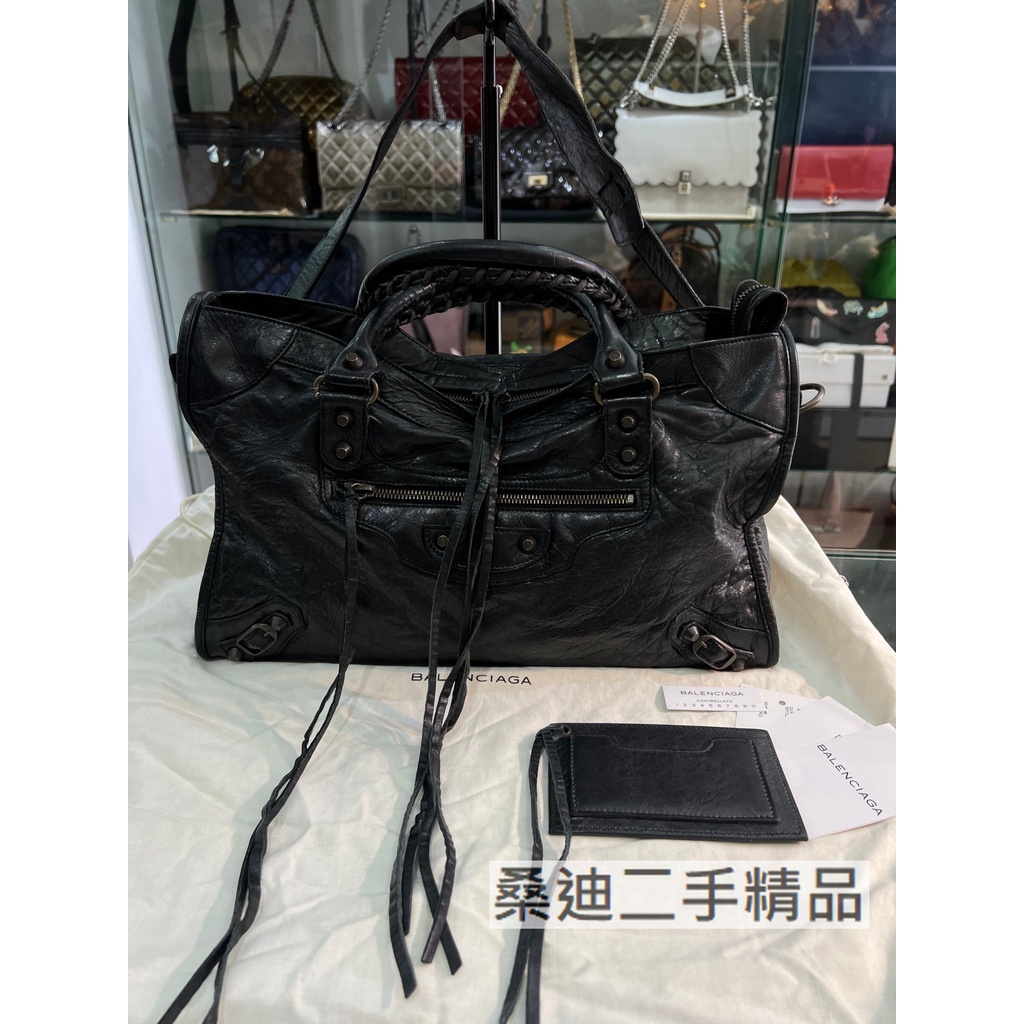 Balenciaga city black online hardware