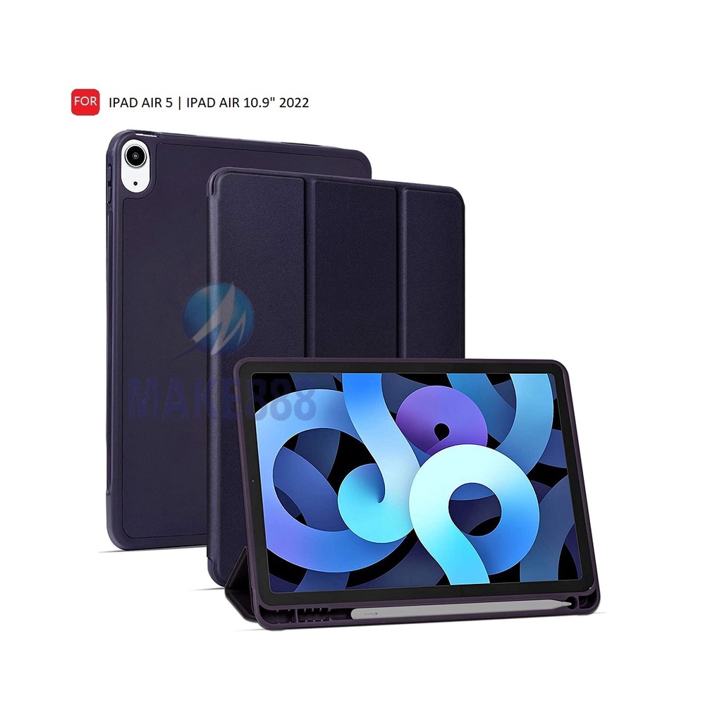 Smartcase AUTO LOCK IPAD AIR 5 10.9 2022 帶插槽筆手寫筆 蝦皮購物