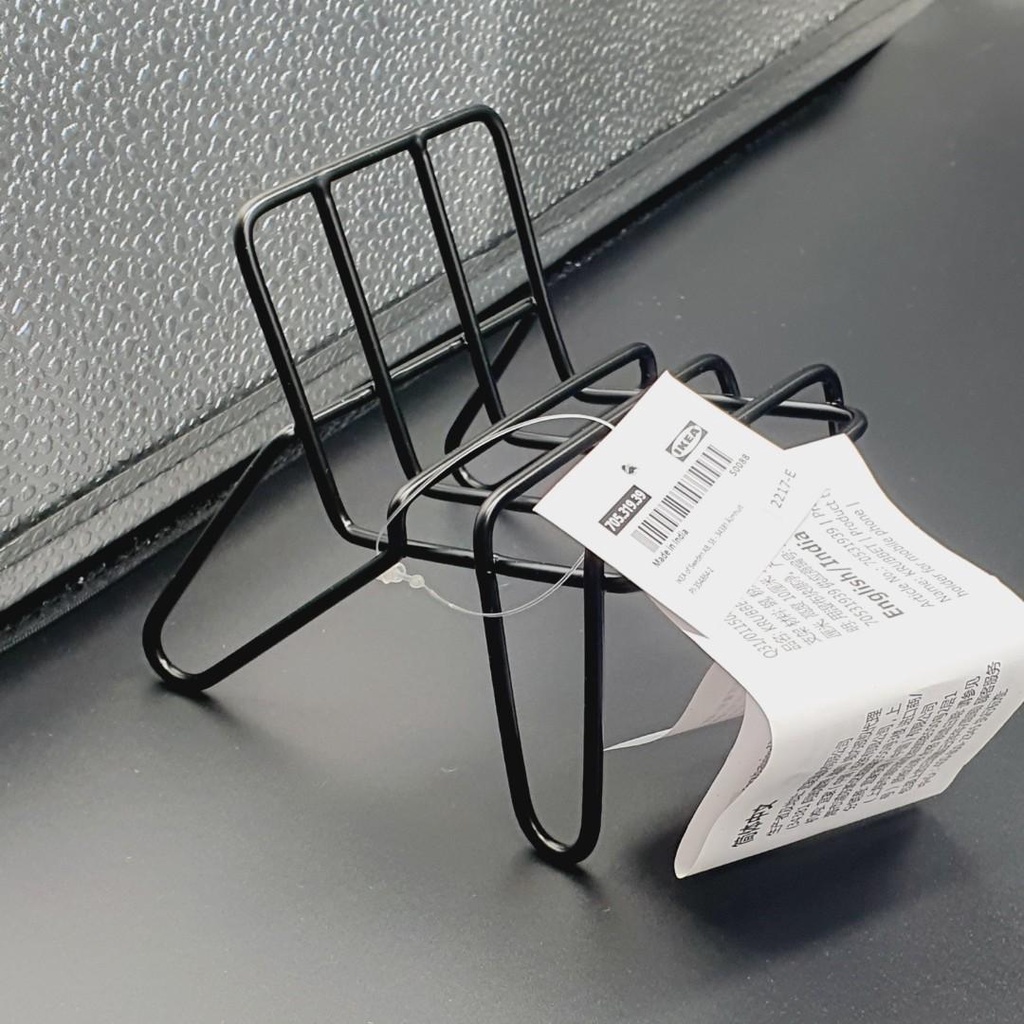 KRUBBET Holder for mobile phone, black - IKEA