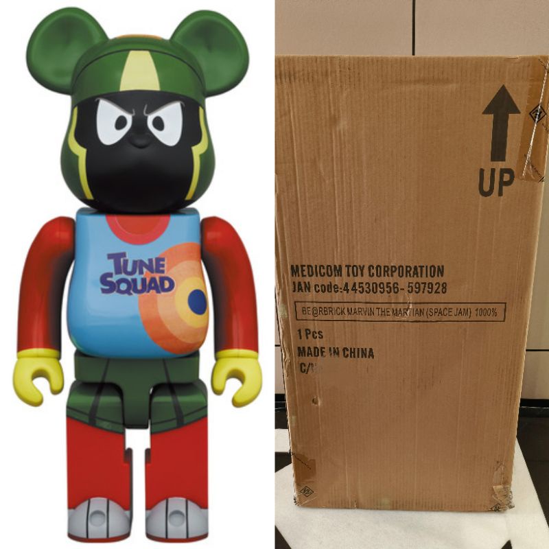 全新未拆BE@RBRICK MARVIN THE MARTIAN 1000% 怪物奇兵馬文1000 