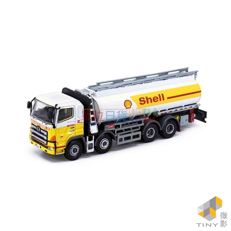 單位日貨』香港正版1/76 微影TINY X Shell 殼牌日野700 Shell 油罐車