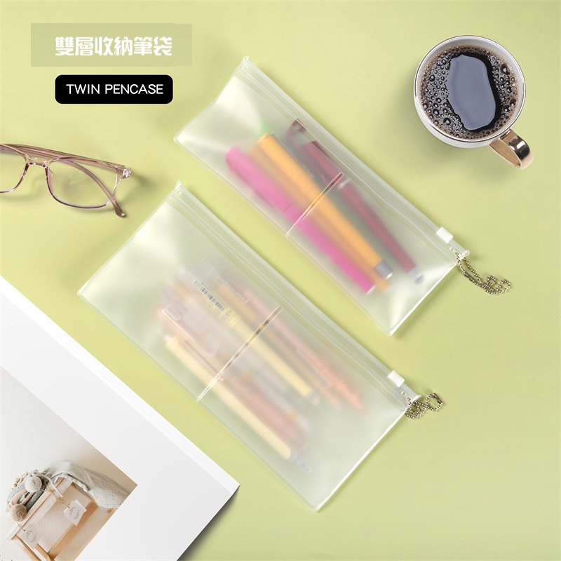 Plastic Translucent Pencil Case