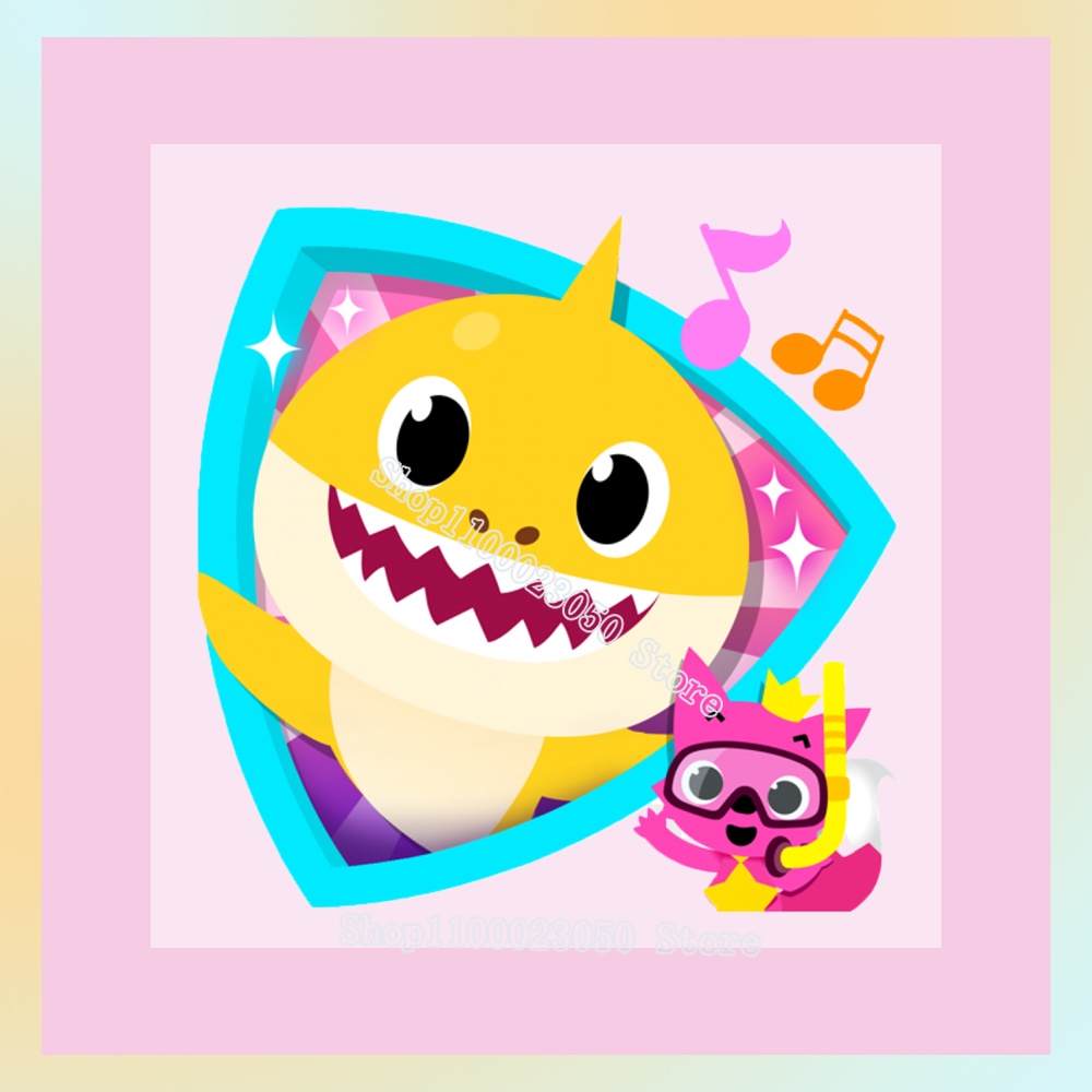 Baby Shark iron on TSHIRT Patch iron on for DIY 面罩 T 恤可按下任何織 蝦皮購物