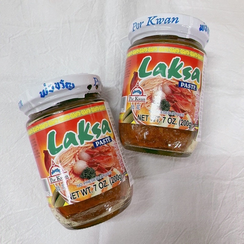 「附發票🧾」泰國🇹🇭 POR KWAN 珀寬 LAKSA 叻沙醬 200g | 蝦皮購物