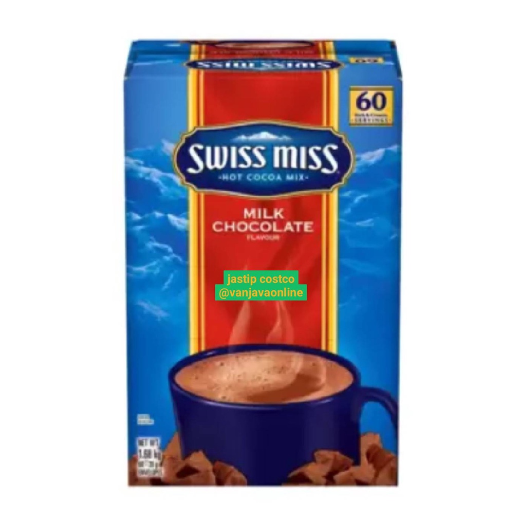 Costco Swiss Miss Milk Chocolate / Susu Coklat 28g x 60pc 蝦皮購物